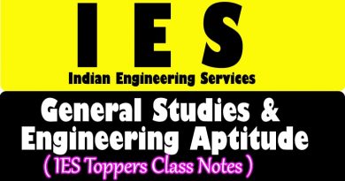 General Studies and Engineering Aptitude IES