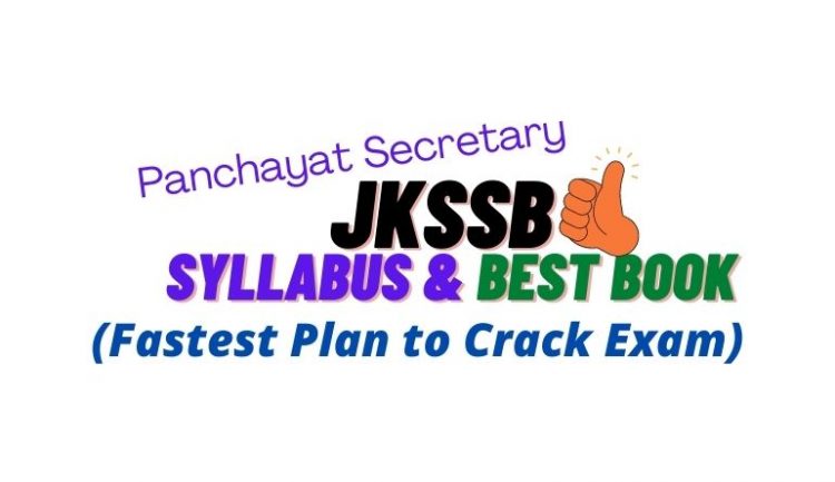 Complete Preparation in 20 Days Best Study Material for JKSSB Panchayat Secretary Exam