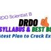 DRDO Scientist B Syllabus