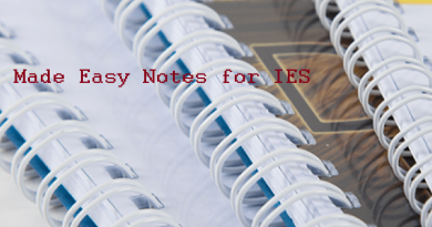 Made Easy handwritten notes for IES