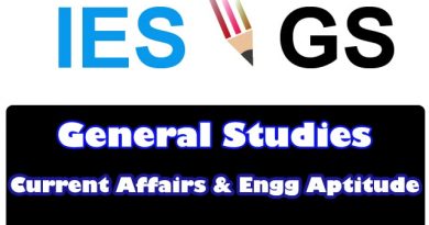 General Studies Complete Notes for UPSC IES Exam download ! Current Affairs GK GS for ies