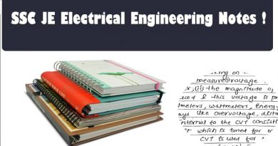 ssc JE Electrical Study Material Handwritten Notes