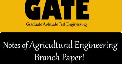 GATE Agricultural Engineering