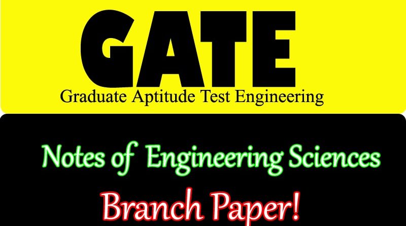 GATE Engineering Sciences (XE)