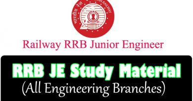 The Best RRB JE Study Material