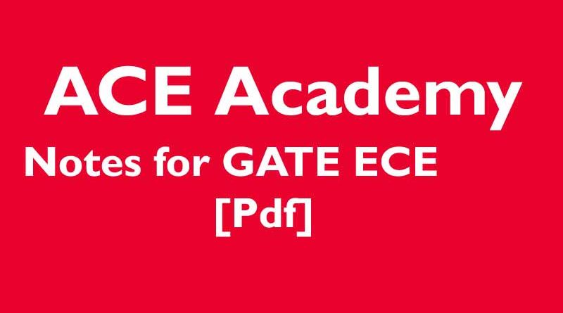 ace gate material for ece free download pdf